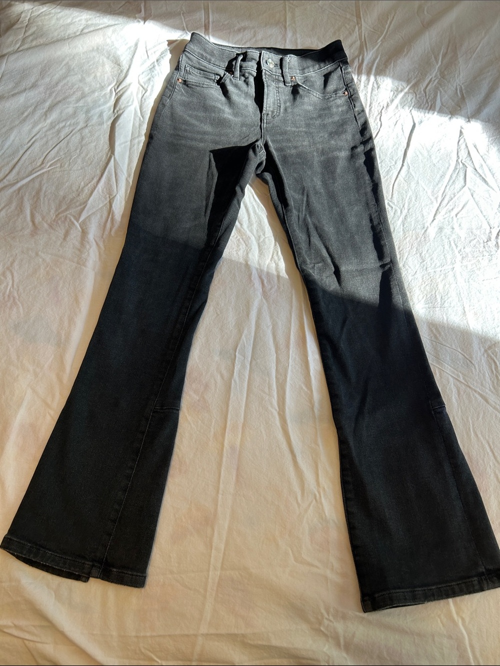 Express Black Flare Jeans for Women